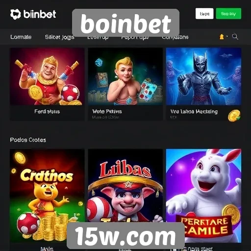 Análise dos jogos disponíveis no site boinbet